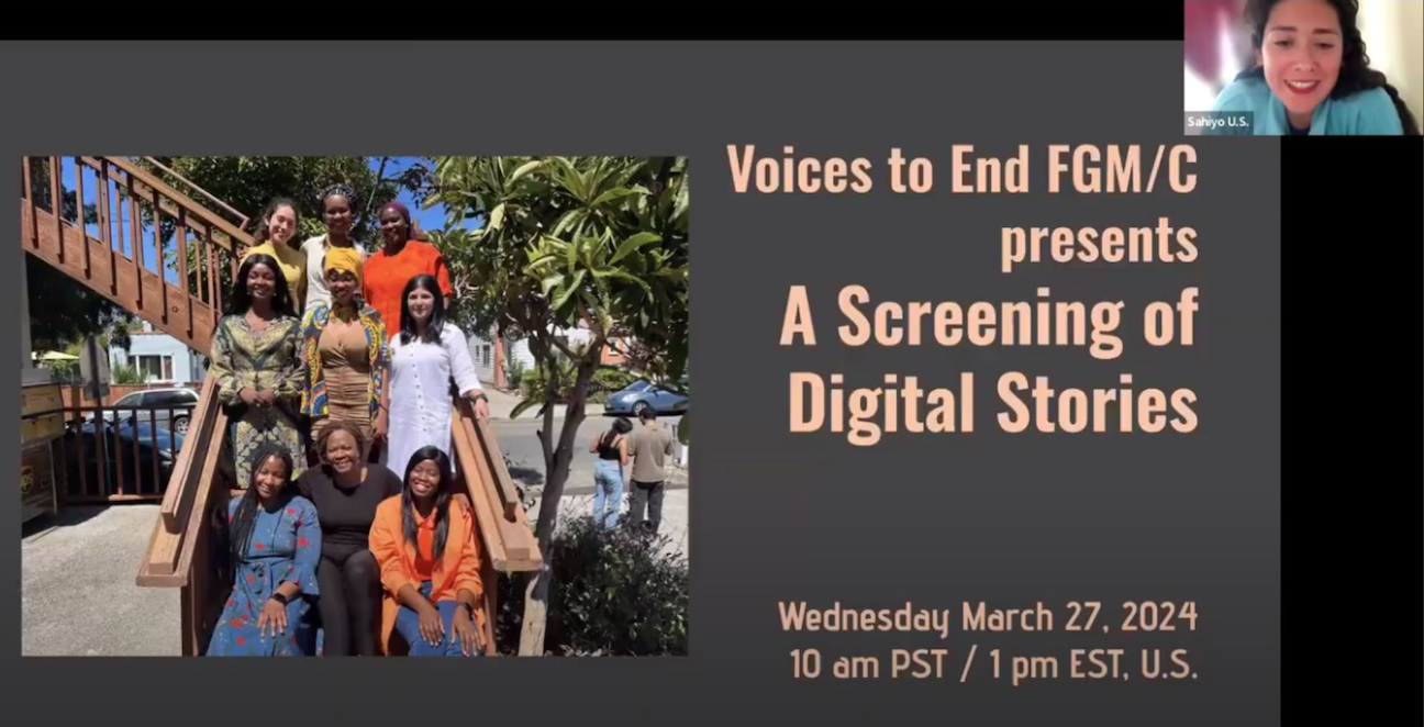 A Recap: Public Screening of the Voices 8th Cohort Digital Stories